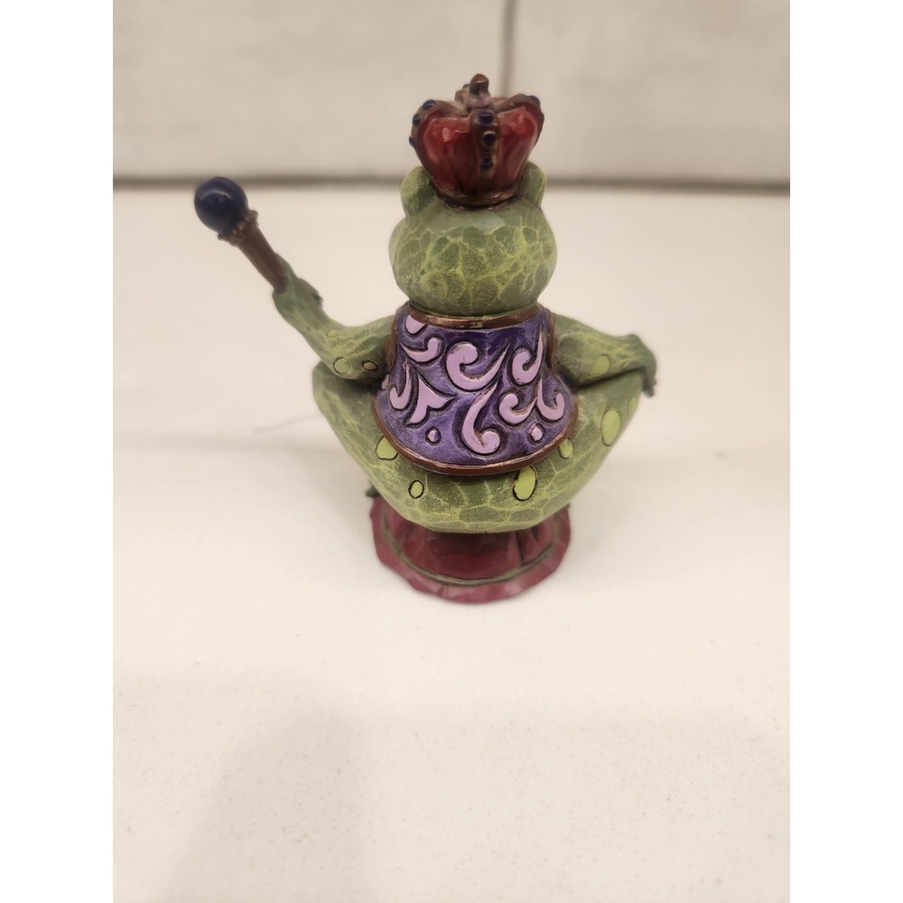 Jim Shore Heartwood Creek Mini Frog Prince King With Crown, 3-Inch 4021440 - Picture 4 of 9